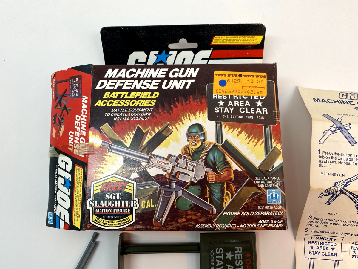 Machine Gun Defense Unit - GI Joe 1984 Action War Hasbro Vintage