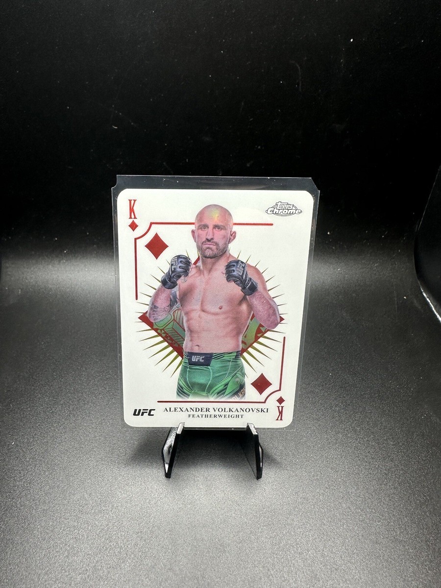 2024 Topps Chrome UFC Poker Diamond K KAQ-11 Alexander Volkanovski SSP Case Hit 2024 Topps Chrome UFC Poker Diamond K KAQ-11 Alexander Volkanovski SSP Case Hit