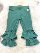 NEW wildflowers clothing green pants size 6M/2