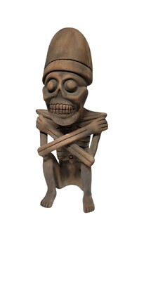 #ad Mictlantecuhtli 10 inch Replica Aztec Original Hand Crafted Mictlan Clay. $90.30