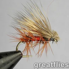 1 dozen (12) - Elk Hair Caddis - ROYAL