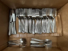Steak House Fork & Knife Stainless Steel Silverware Set Only