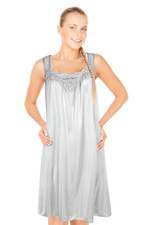 JEFFRICO Nightgowns For Women Sleeveless Soft Sleepwear Comfy Nightshirts NEW