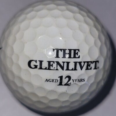 1 The Glenlivet Aged 12 Years Logo Used Golf Ball L-23-10