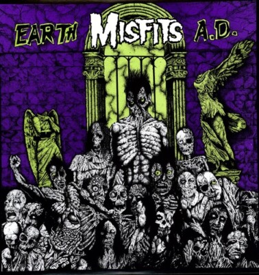 Misfits EARTH A.D. / WOLFS BLOOD Caroline Records NEW SEALED BLACK 