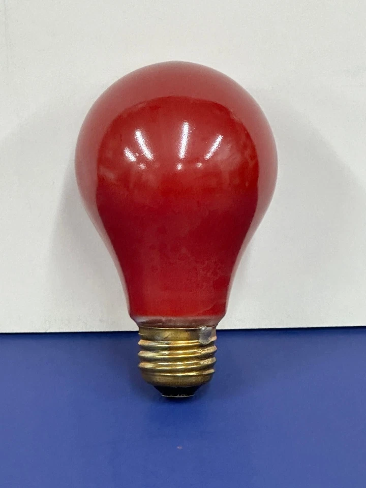 NEW 40A19/R 40W 120V E26 Ceramic RED Non-LED Party LIGHT BULB LAMP NEW 11841 - Image 3 of 4