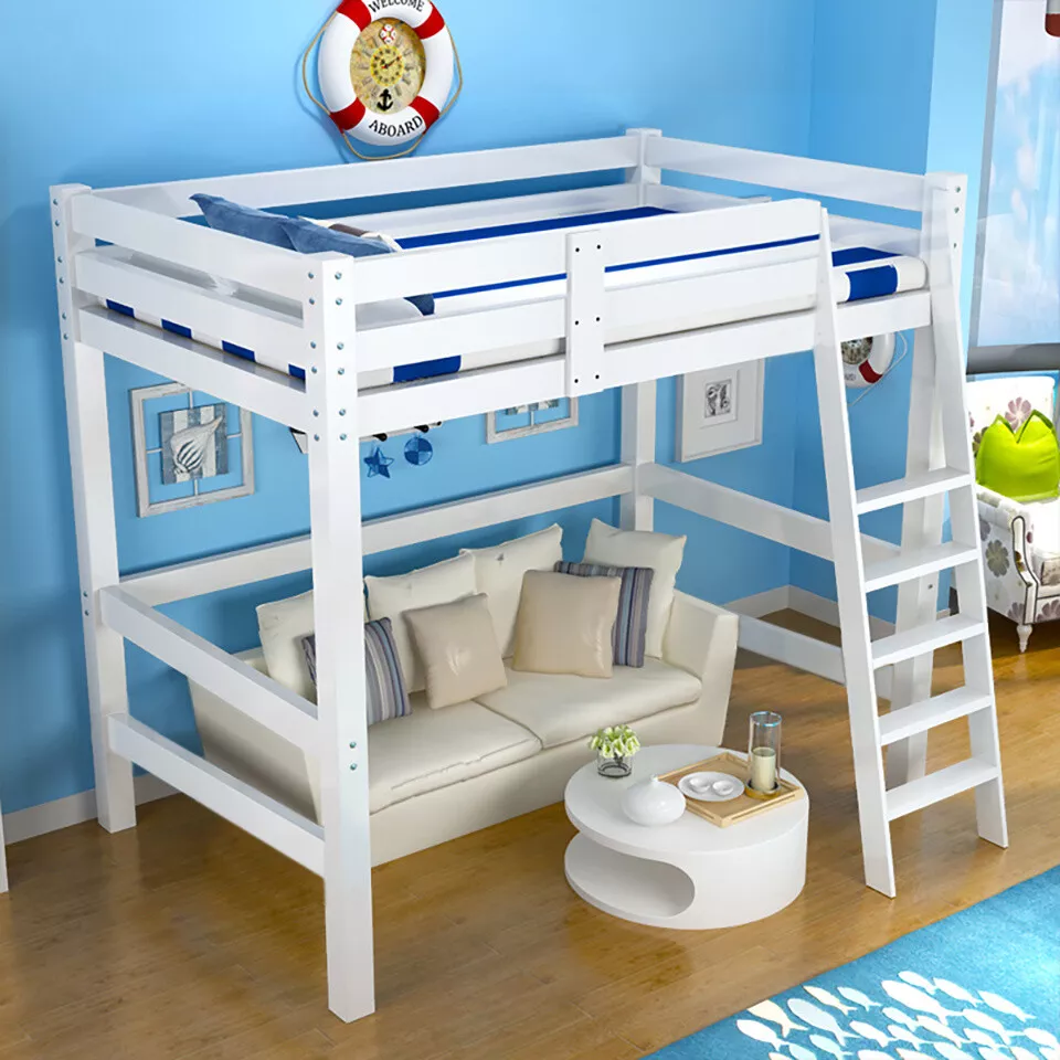 High loft bed with slide deals