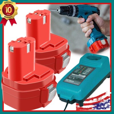 Batterie Compatibili 1222 1235 2X Shentec 12V 4.5Ah Ni-MH Per Batteria Makita PA12 1222 1220 Batterie A Bassa Autoscarica - 9