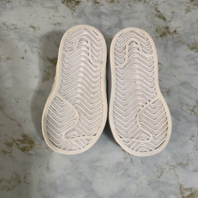Adidas Superstar Toddler Girls Sz 4 Baby Shoes White Iridescent Low Top  Sneakers | eBay