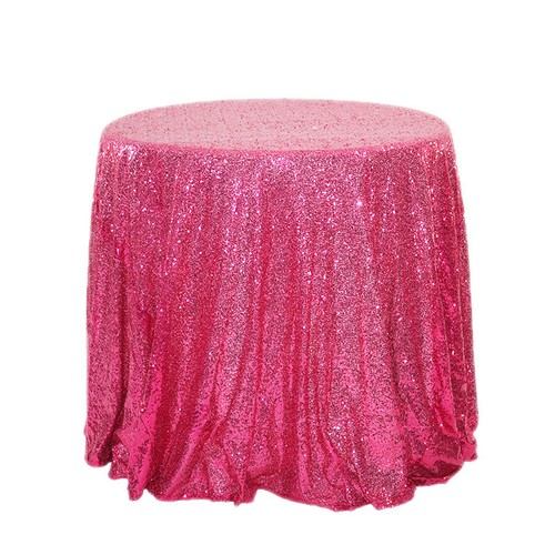 Glitter Round Sequin Tablecloth Sparkly Table Cloth Cover Wedding Party Banquet - Picture 26 of 26