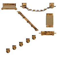 Kletterwand Katzen Wandliege Katzenliege Katzenbett Katzenregal Wandmontage Xxl
