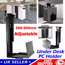 Under Desk PC Holder,CPU Computer Tower Mount Bracket,Adjust,Office Home base UK