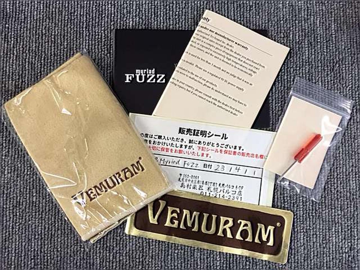 TRI-SOUND VEMURAM MYRIAD FUZZ Distortion Effects from Japan TRI-SOUND VEMURAM MYRIAD FUZZ Distortion Effects from Japan