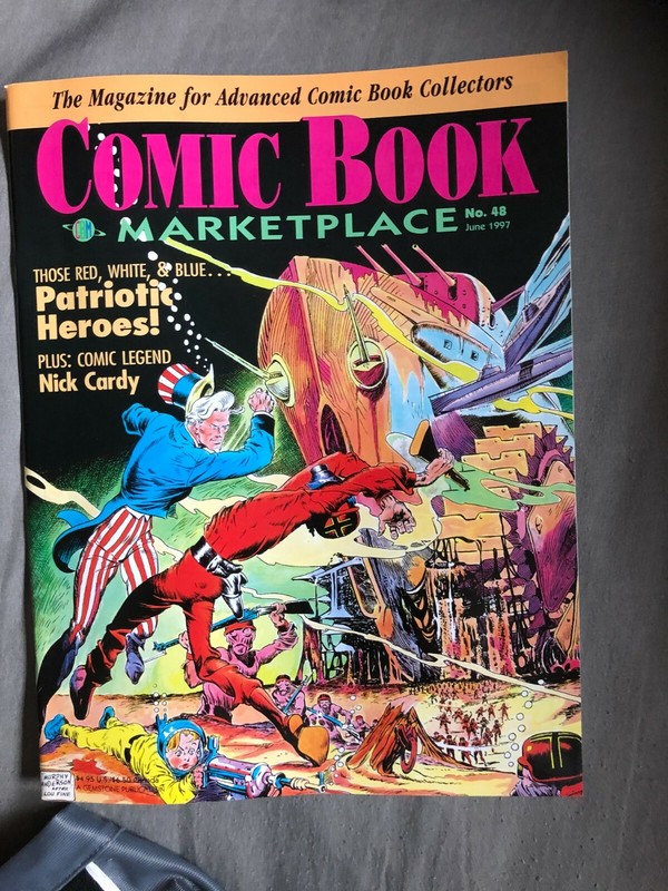 Fanzine COMIC BOOK MARKETPLACE #48 - June 1997 - Patriotic Heroes
