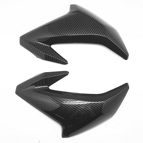 Spoiler Anteriore Per Kawasaki Z900/ZR900 2017-2019 - Copertura Pannello Faro In ABS Effetto Carbonio, Aletta Aerodinamica