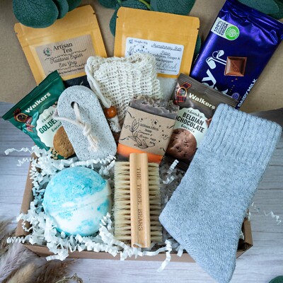 HAMPER FOR HIM Herren Verwöhn Geschenkbox WEIHNACHTEN Pflegepaket für Männer Umarmung in einer Box