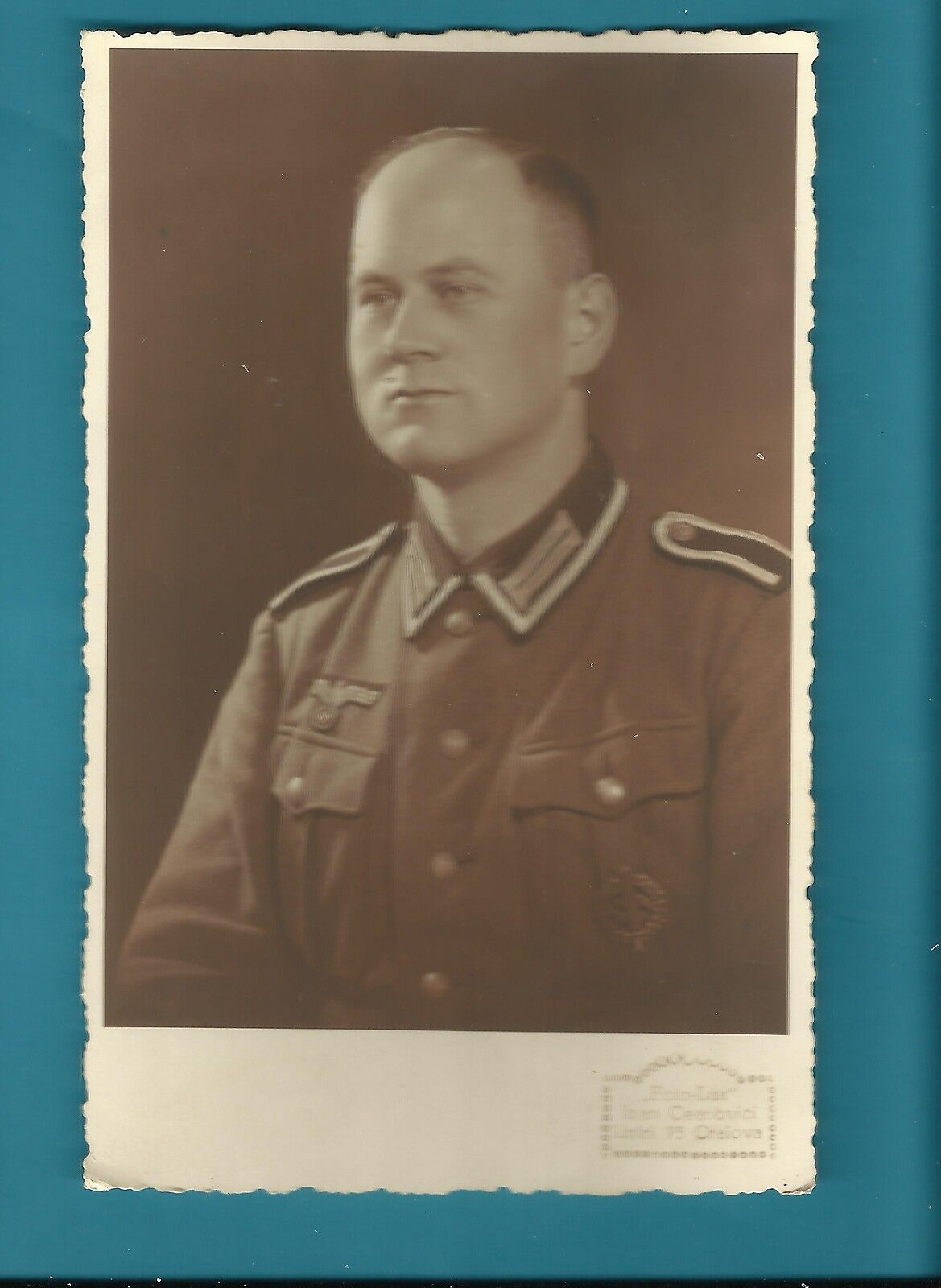 #H60. WWII POSTCARD OF GERMAN SOLDIER