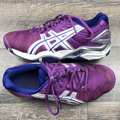 purple asics womens