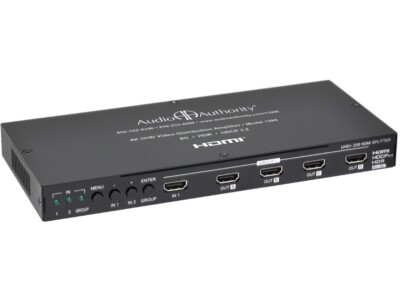 Audio Authority 2:8 HDMI 4K/60 Distribution Amp/Splitter Model 1399