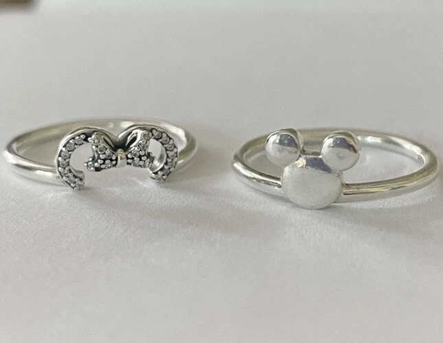 Mickey and minnie store pandora rings