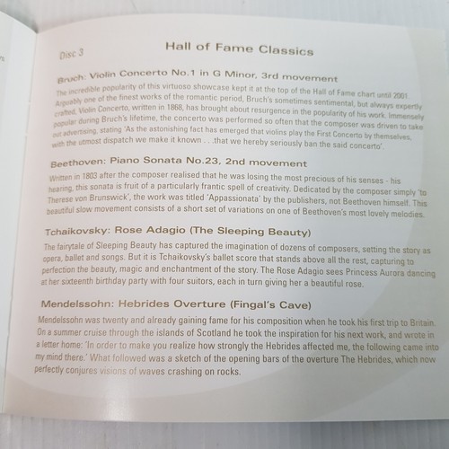 Classic FM Hall Of Fame Gold Movies Opera Classics Shore Bizet Elgar CD Box Set - Picture 18 of 19