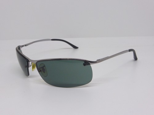 Ray-Ban TopBar RB 3183 004/71 63 silber mit grünem G15 Objektiv