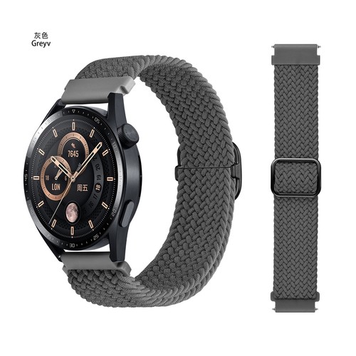 20/22 mm Suave Tejido Elástico Nailon Bucle Correa Deportiva Pulsera Universal - Imagen 47 de 112