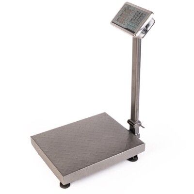 Bilancia Elettronica Digitale Professionale - Portata Max 300 Kg, Divisione 100 G, Ricaricabile