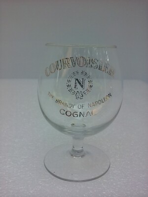 Courvoisier Cognac Brandy Of Napolean Pedestal Snifter 3 Oz Sampler Drink Glass