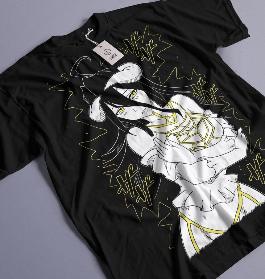 Overlord Ainz T-shirt Ooal Gown Albedo Overlord Anime Manga Gifts