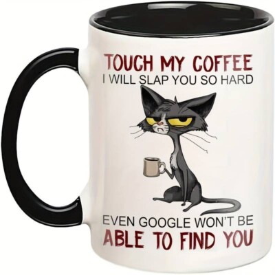 Touch my Kaffeebecher, Herr der Katzen, Big Bang Theory, süße Katzen, lustige Tassen