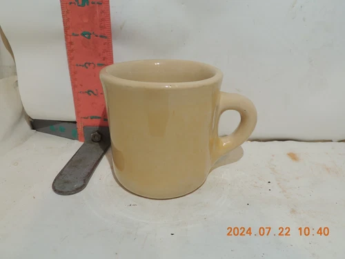 TEPCO TAN RESTAURANT/MILITARY/GOVERNMENT MUG - 6 OUNCE SIZE , NO DAMAGE!