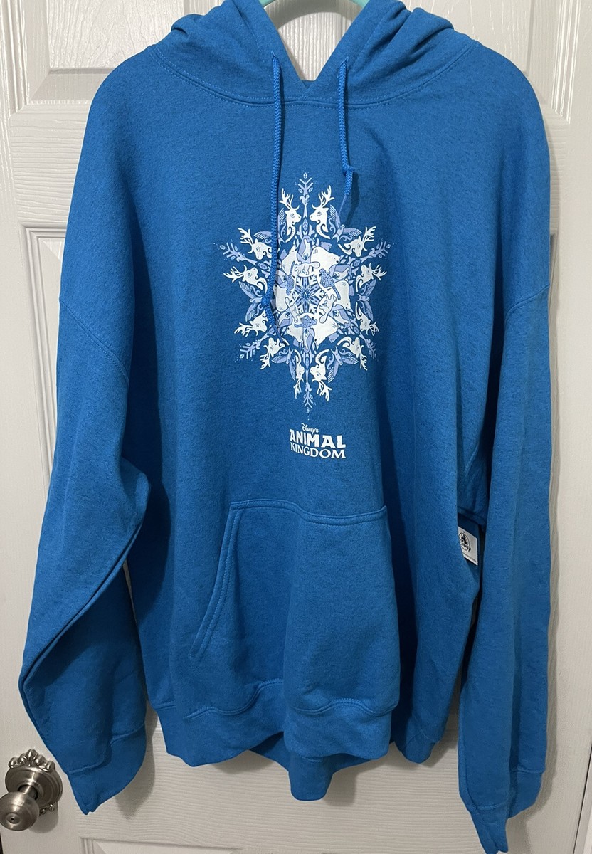 Disney Animal Kingdom Merry Menagerie Blue Pullover Hoodie XX-Large XXL New