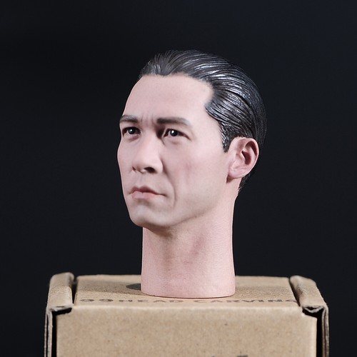 1/6 Tony Leung Chiu Wai Head Sculpt Carving Fit 12in Male Action Figure Body Toy - Picture 6 of 11