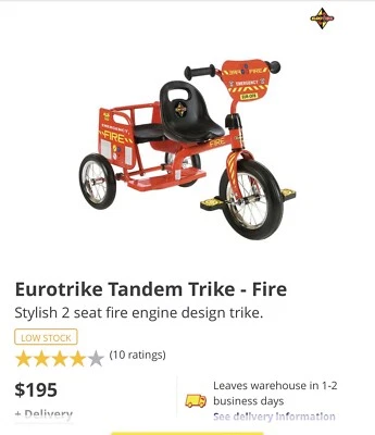 fire engine trike