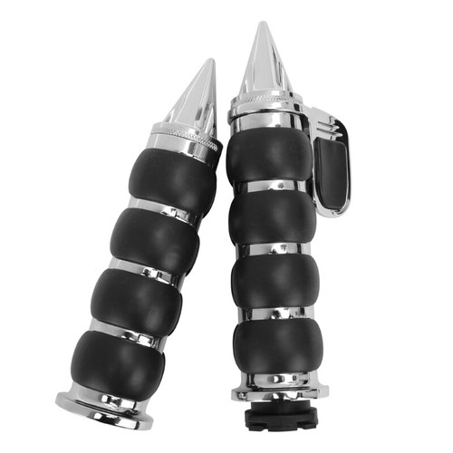 1" Motorcycle Handlebar Hand Grips w/ Throttle Assist For Honda VTX1800 VTX1300 - Picture 18 of 19