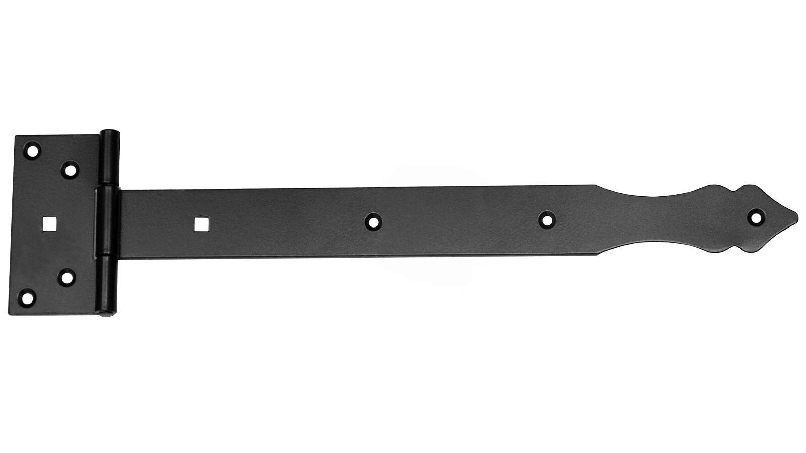 English Hinge 350 MM T-Hinges Rolled Semi Heavy Black