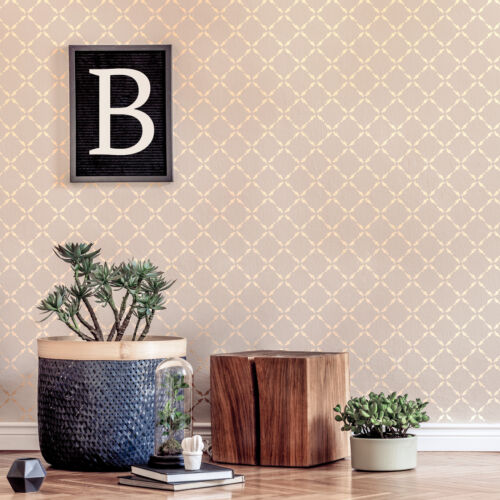 Reusable PLASTIC Wall STENCIL Template 23.2″ x 37.4″ Seamless // PATTERNED FENCE - Picture 3 of 4