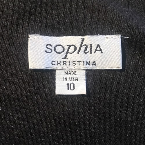 Sophia Christina New Women Black Long Sleeve Knee-Length Bodycon Dress Size 10 - 第 13/17 張圖片