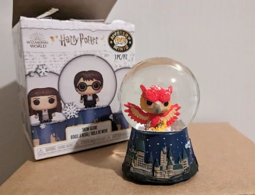 Funko Fawkes Snow Globe - Harry Potter Mystery Minis Snowglobe Phoenix 1/24