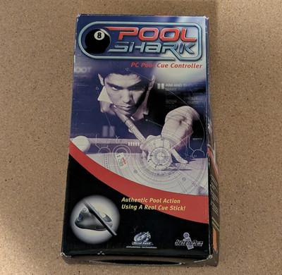 Vintage 1999 Pool Shark Pool Cue USB Computer PC Controller InterAct