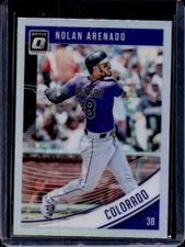 2018 Panini Donruss Optic Nolan Arenado Holo Prizm #138 Rockies