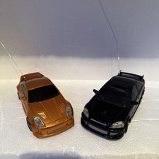 Xmods Gen 1 Nissan 350Z Orange and Honda Civic black with spares