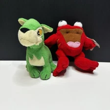 Vintage 2004 McDonald's Happy Meal Toy Neopets Stuffed Plush Toy Lot of 2
