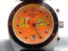 Zodiac Sea Dragon ZO3006 Limited Edition 42mm Men’s Watch 351/500 Orange Blue
