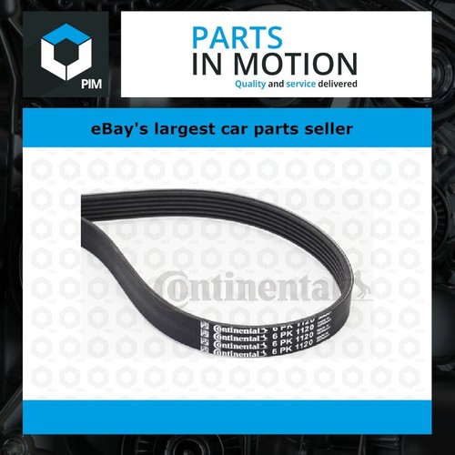 6 Rib Multi V Drive Belt fits HYUNDAI i30 PD, PDE 1.6D 2018 D4FE Continental New