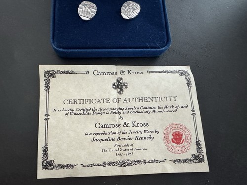 Camrose & Kross Earrings JBK Jacqueline Kennedy Collection