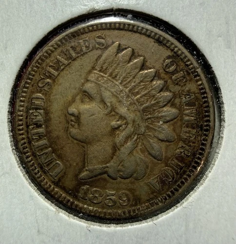 1859 Indian Head BN Penny XF Condition