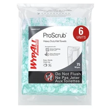Wypall Power Clean Proscrub Citrus Cleaning Wipes 75 Sheets Alcohol Free