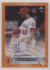 2022 Topps Chrome Rookie Orange Wave Refractor 1/25 Oliver Ortega Auto qf8